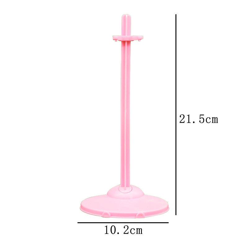 Doll Stand with Adjustable Waist Clip for 6-Point Dolls (Plastic)