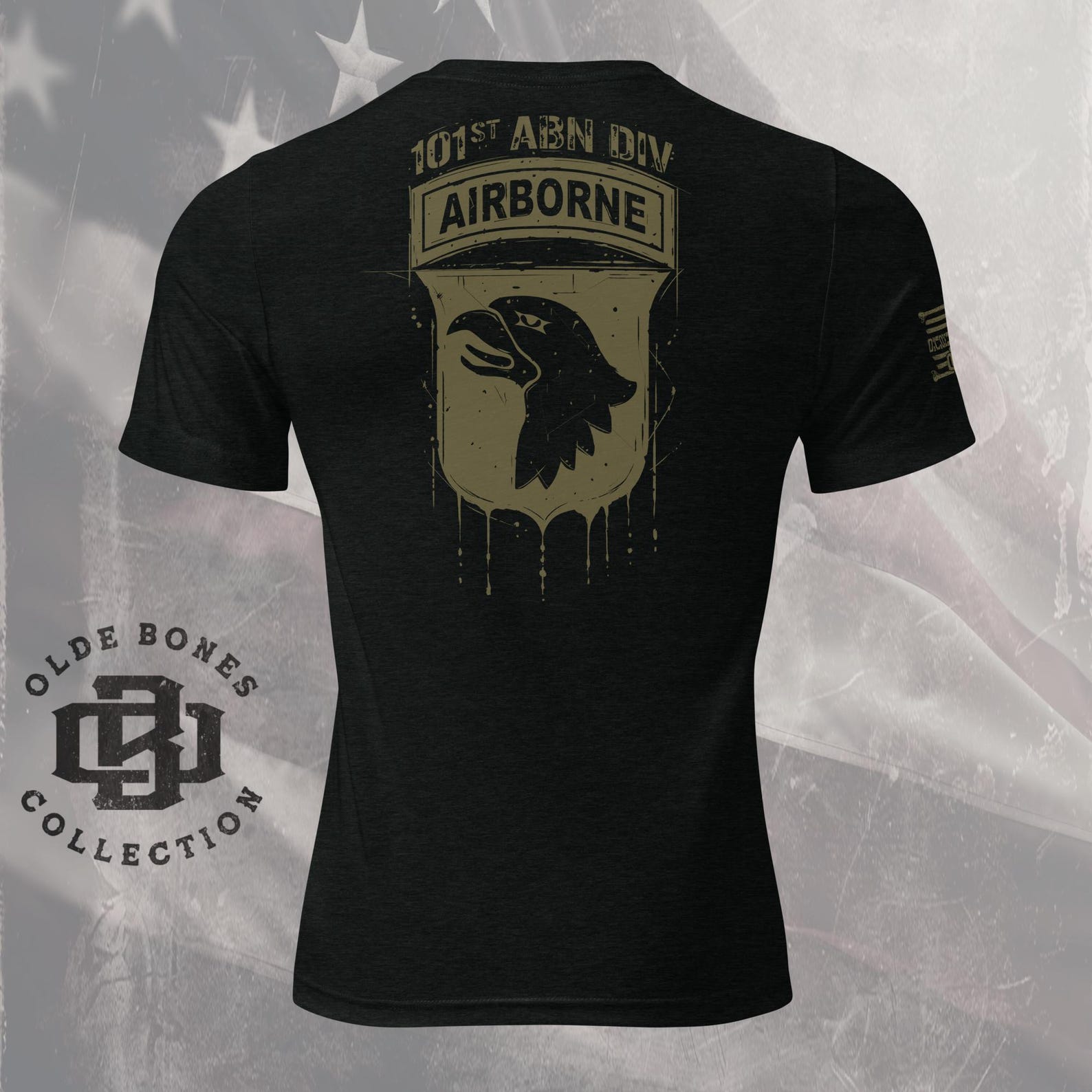 Army 101st Airborne Division T-Shirt - Military Veteran Tee S