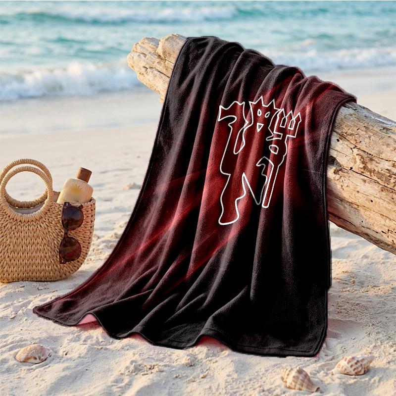 Asciugamano da Spiaggia in Microfibra Manchester United FC Asciugatura Rapida Assorbente Grande Asciugamano per Spiaggia Nuoto Viaggio