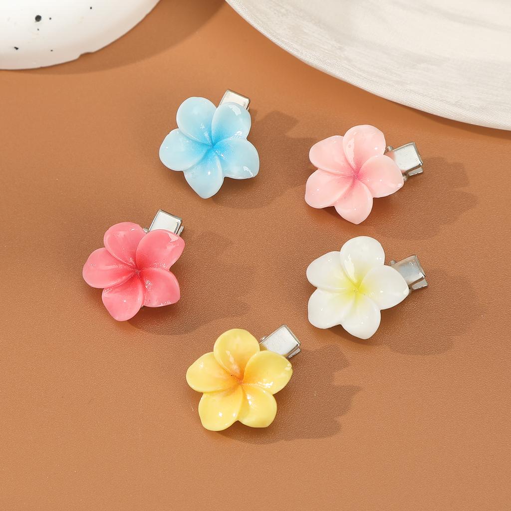 5PCS/set Hairpin Flower Festival Hair Clip Small Mini Cute Hair Accessories Girls Ponytail Styling Hair Clip Fashion Hairpin