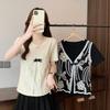 Navava Women RomanTic Lace DeTail ShorT Sleeve T shirT nT2807