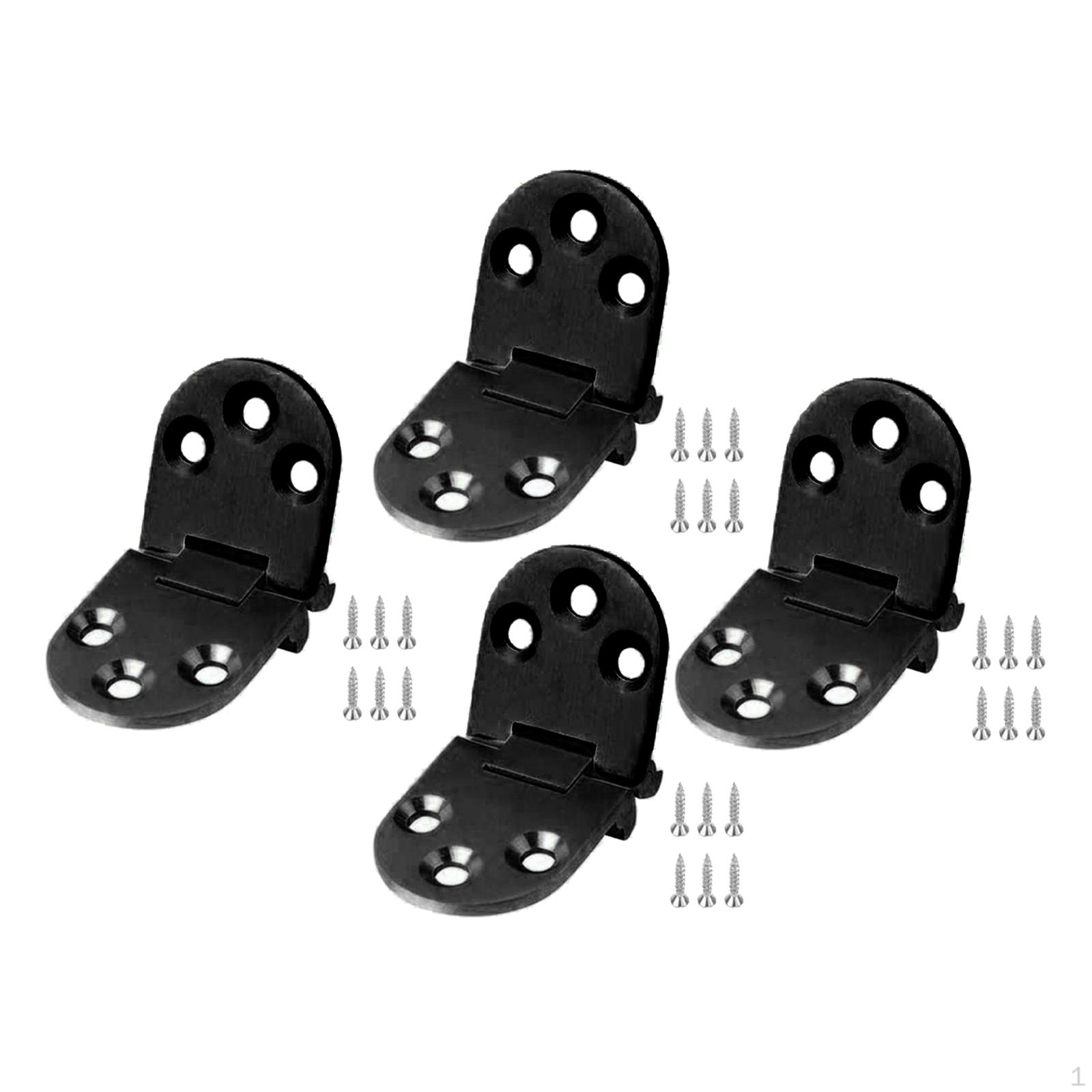 

Складная петля из нержавеющей стали для стола-шкафа, 29x78,6 мм, компактная и легкая чёрный