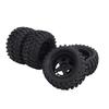 4PCS Crawler Tires Fit for HSP 94186 16208 1 14 1 16 RC Truck 80mm Rubber RC Mud Terrain Tires for Upgrade