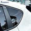 Carbon Fiber Pattern Rear Window Triangle Sticker For SEAT Leon MK1 Altea 2005 2006 2007 2008 2009 2010 2011 2012 Accessories