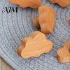 Nordische Stijl Kastknoppen Wolkvormige Houten Knoppen voor Kasten & Lades, Houten Handgrepen Kleine Opbergruimte met Schroeven, Decoratieve Kinderkamer Kind