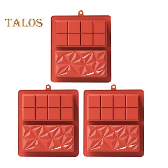 

1/2/3 шт. Силиконовая форма для шоколада глубокая Дубайская толстая плитка для наполнения большая конфетная форма для начиненного батончика многоразовая без бисфенола А многофункциональная для выпечки 3pcs