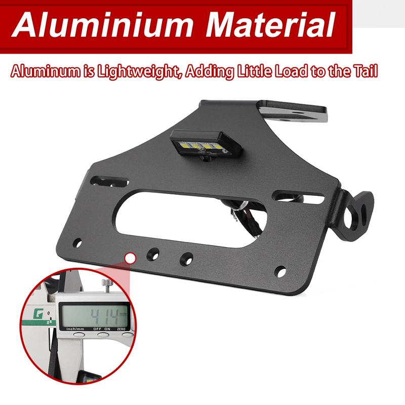 Fit For Triumph Street Triple RS/R/S 765 675 R/RX Daytona 675 Moto2™ License Plate Holder Rear Tail Tidy Fender Eliminator Kit