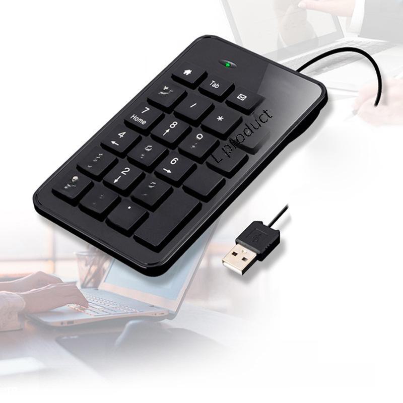 Compact Wired Numeric USB Keyboard for Accounting and Finance.
