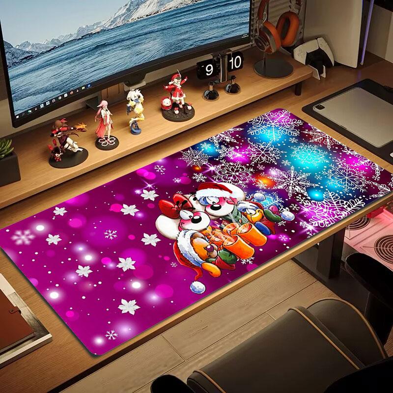 Diddl Large Size Mouse Pad Large Gaming Table Cushion Non-slip Laptop Tablet Big Mousepad XXL Mat Mini PC Playmat With Lock Edge