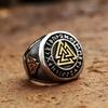 Inele Viking Valknut din Oțel Inoxidabil Vintage pentru Bărbați Băiat Inel Nordic Odin Trinity Amuletă Motociclist Bijuterii Prieten Dropshipping