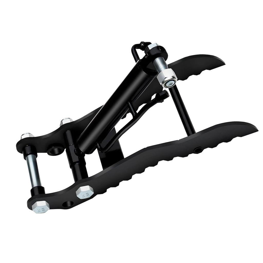 Hydraulic Thumb Clip Mn Steel Mini Excavator Single Hole Hydraulic Thumb Clip with 2pcs M14 Hose