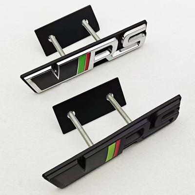 Emblema Logo RS in Metallo 3D Auto Lettere Logo VRS Griglia Anteriore Bagagliaio Posteriore Emblema Badge Adesivo Accessori