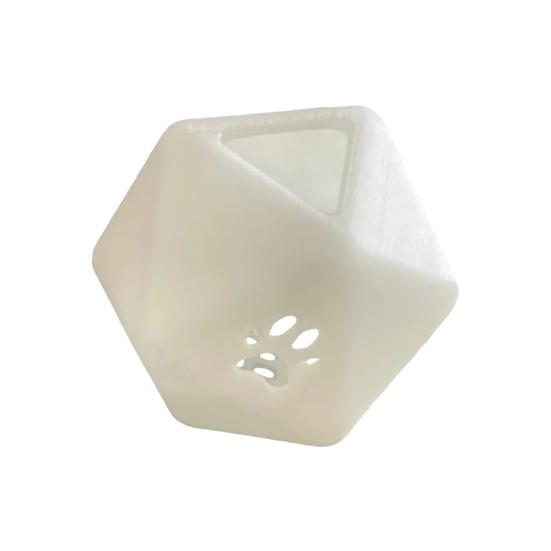 Katzen Leckerli-Spender Würfel Interaktives Futterspielzeug Polyedrischer Würfel Lustiger Leckerli-Spender Katzen Puzzle