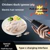 Poultry Dehairing Machine With Waterproof Design For Chicken Duck Goose Processing