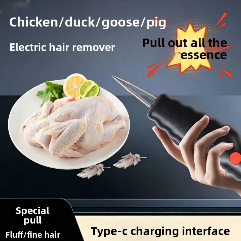 Poultry Dehairing Machine With Waterproof Design For Chicken Duck Goose Processing