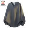 Men's Solid Color Long Sleeve V-Neck T-Shirt