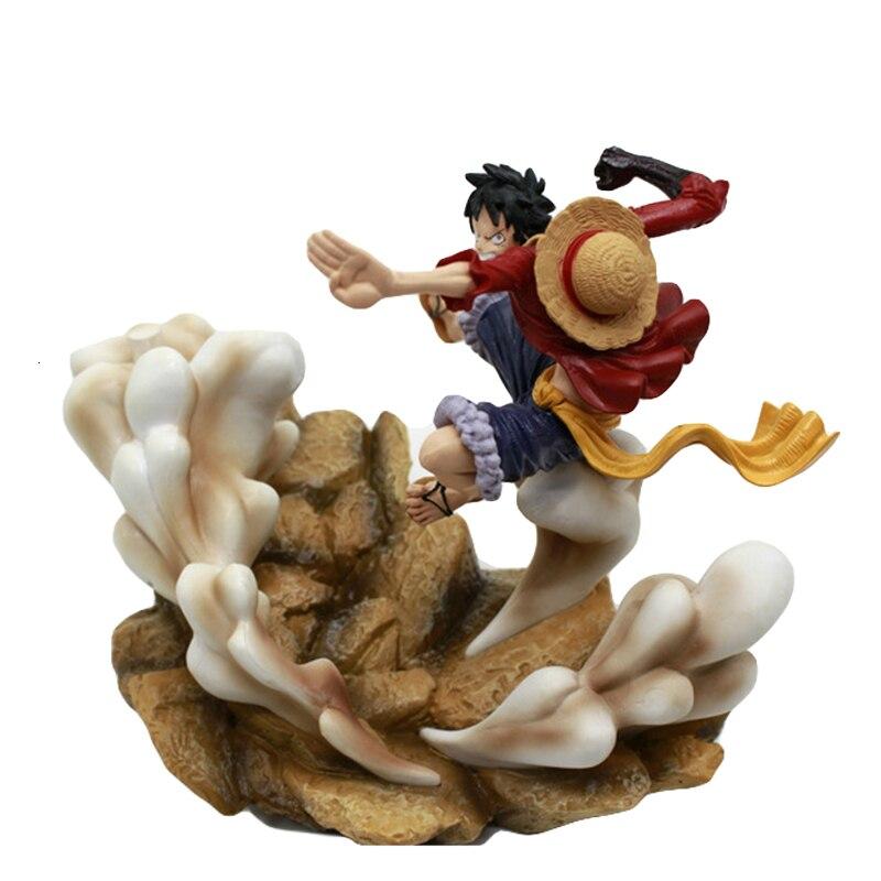 One Piece Action Figure 20th Gk Monkey D Luffy Battle Ver The Battle Over The Dome 17cm Model Collection Toy Desktop Decoration