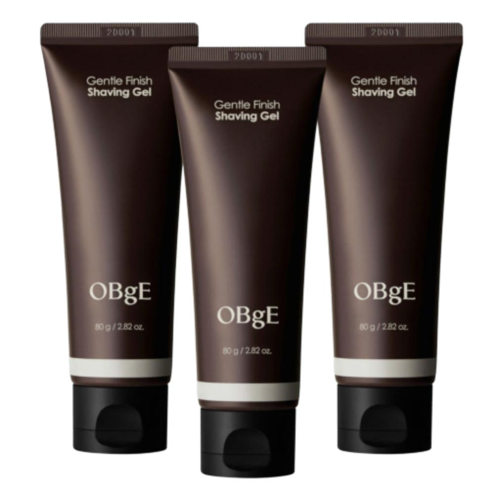 OBGE Gentle Finish Shaving Gel 80g Triple Pack (3 Units)