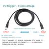 PD2.0 3.0 PD100W Type-C To DC5525 Male Charger Cable for Wireless Router (20V) N