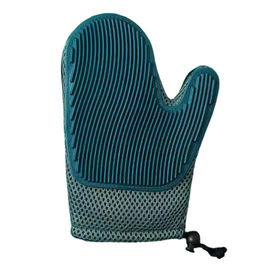 Yousheng 1Pc Pet Hair Removal Glove 2-in-1 Cat Deshedding Brush And Massage Mitt Grooming Glove for Short Long Hair Dogs Cats Shedding Control Bathing