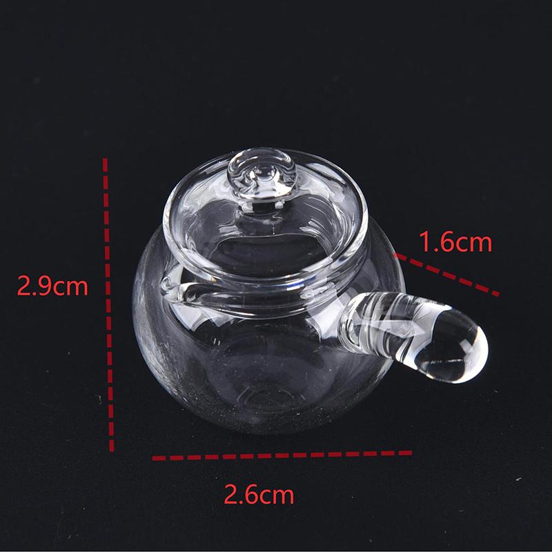 1:12 Maßstab Puppenhaus Miniatur Glas Milchtopf Fruchtsaftkrug Kessel Modell Spielzeug