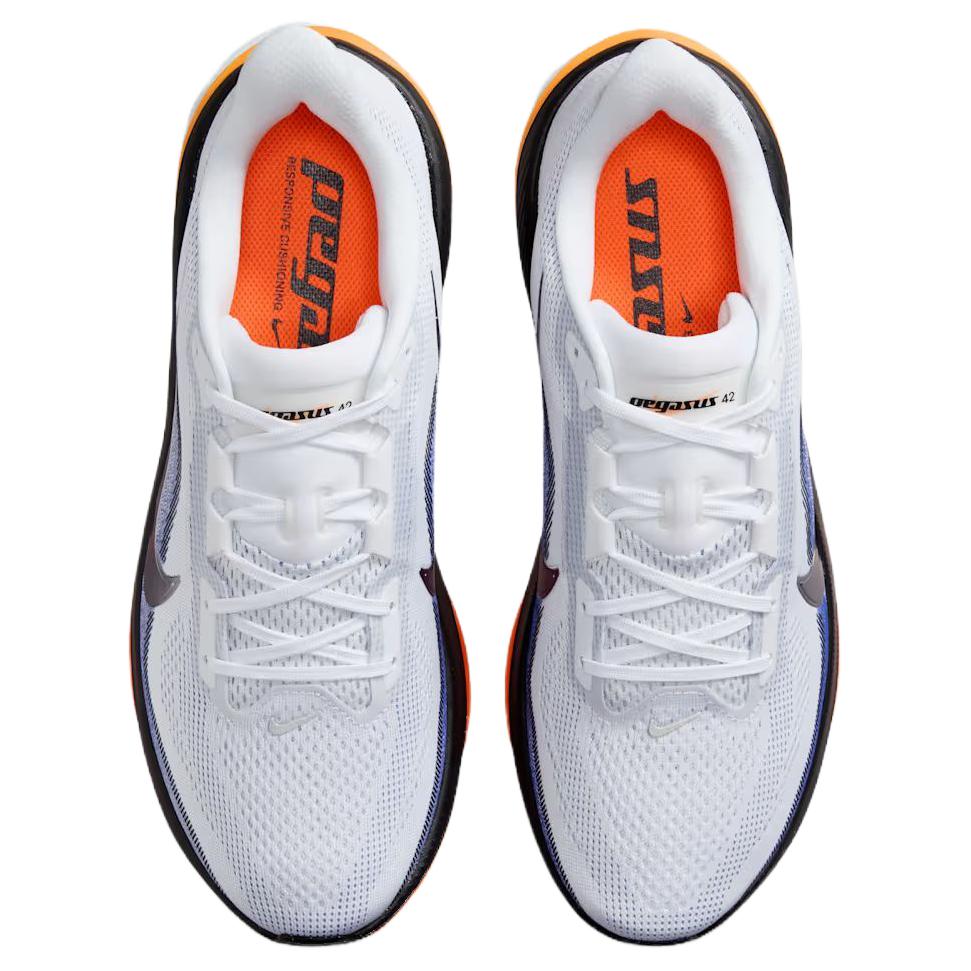 Nike Pegasus 42 White Lapis Total Orange Metallic Silver Men Sneakers IB1873-102