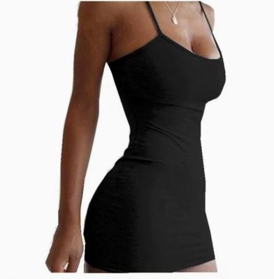 Women's Bodycon Spaghetti Strap Dress Sleeveless Slim Fit Dress for Party Evening Wear