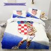 Vzor povlečení Luka Modrić Domácí dekorace Narozeninový dárek (1 * povlak na peřinu + 2 * povlak na polštář, bez jádra)
