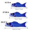 Cartoon Japanese Carp Windsock 40/70/100cm Carp Shape Flags Fashion Carp Spray Windsock  Festival