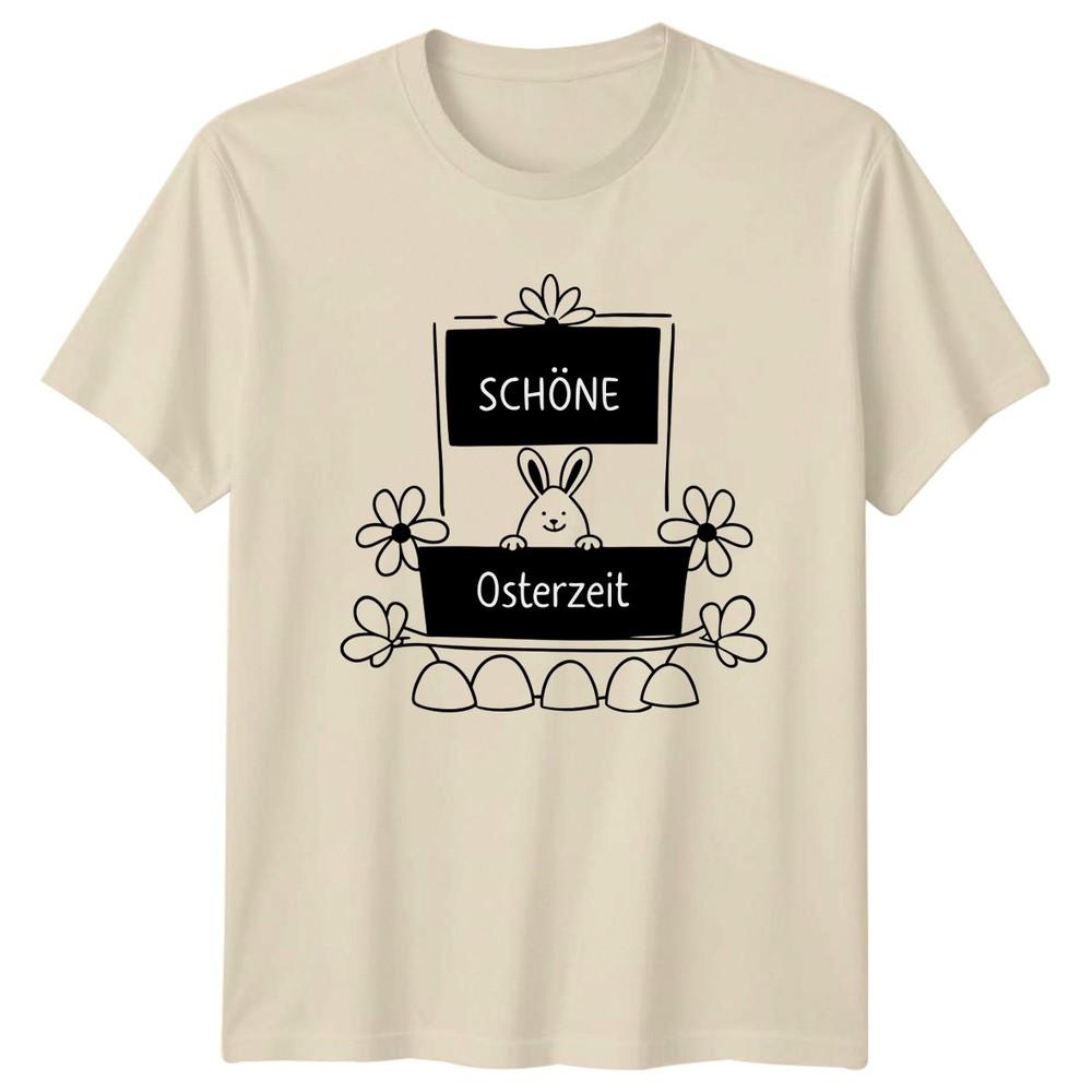 Schone Osterzeit TShirt GerUnisex Farmhouse Easter Easter Gift For Him And Her
