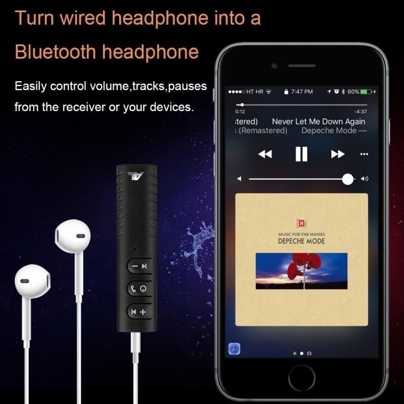 Bluetooth 4.1 Receiver Portable Wireless Bluetooth Car Adapter & Hands-Free Car Kits Mini Music Adap