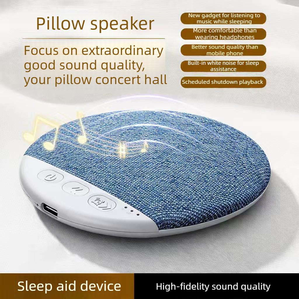 Mini Bluetooth Schlaflautsprecher Naturgeräusche Weißrauschen Soundbar Kabelloser MP3-Musikplayer Ultradünn Zeitgesteuerte Abschaltung Audio Pla