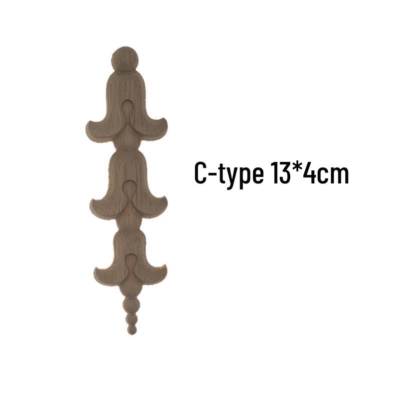 European-Style Solid Wood Veneer Cabinet with Roman Column and French Retro Shelf Design