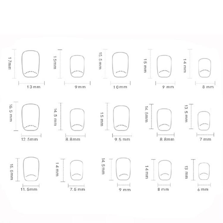 30 Pcs 3D Butterfly Stick On Nail Glossy Full Cover False Nail Reusable Press On Nail Cats Eye Artificial Nail
