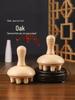 Oak Wooden Meridian Massage Brush - Full Body Muscle Soothing & Activation Tool