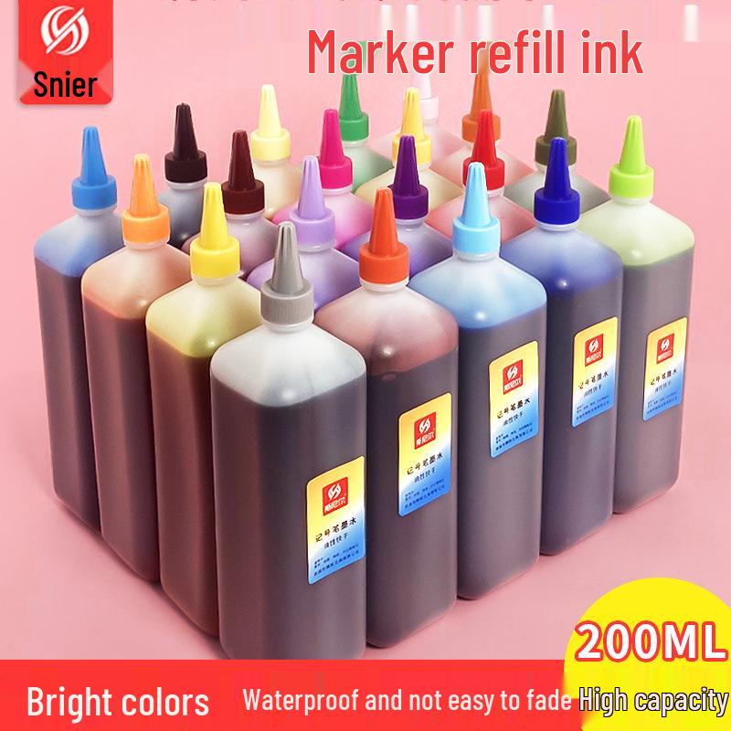 Snell Oil-Based Marker Ink Refill, 30 Colors, 200ml светло-фиолетовый