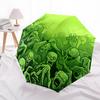 1PC Zombie Swarm Automatic Folding Umbrella - Compact 8-Rib Design, Durable Plastic & Iron, Lightweight for Outdoor Daily Use, Festive Gift061