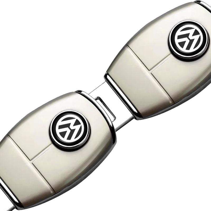 1/2Pcs Car Seat Belt Clip Extension Plug Buckle Car Accessories For Volkswagen CC Golf 4 6 7 GTI Tiguan Passat B5 B6 B7 Jetta MK5