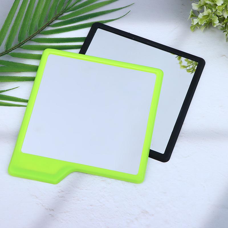 Fashion Silicone Mirror Self Grips Mirror Shatterproof Shaving Makeup Shower Silicone Travel Washroom