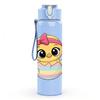 1PC Egg Chick With Bow 750ml Color Plastic Sports Water Bottle Leakproof Flip Straw Lid Suitable for Sports Office Home Use