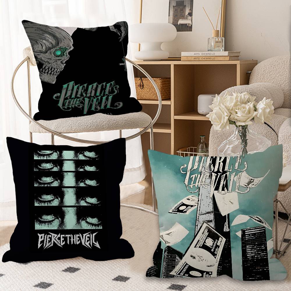 P-Pierce-The-Veil-Band Emo-Energetic Lucky Dragon pillow cover sofa cushion cover home room decoration children gift