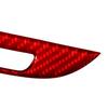 Fit For BMW X5 E53 2000-06 Red Carbon Fiber Arm Rest Handle Cover Trim Sticker