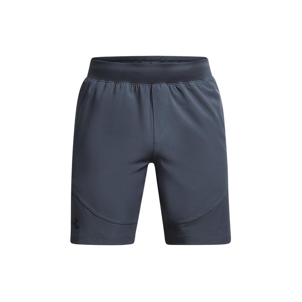 Under Armour Solid Color Mid-Waist Breathable Casual Shorts Men Bottoms Blue 1370378-044
