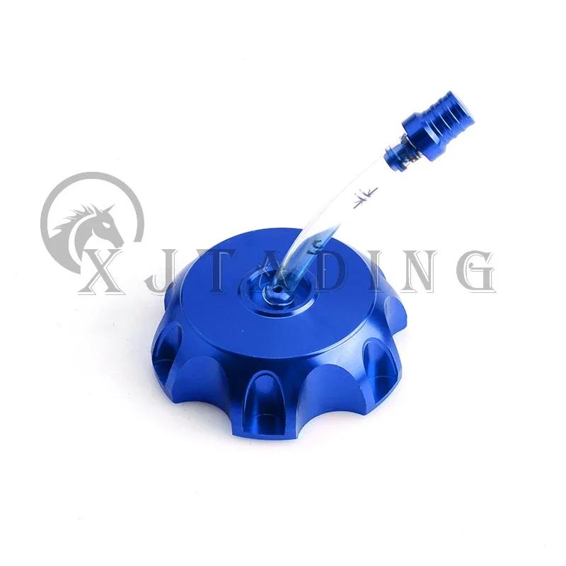 CNC Aluminum Gas Fuel Tank Cap Cover For Kayo Bse Chinese CRF TTR KLX 110 50 70 90 125 140 150 160 190 CC Dirt Pit Bike Parts