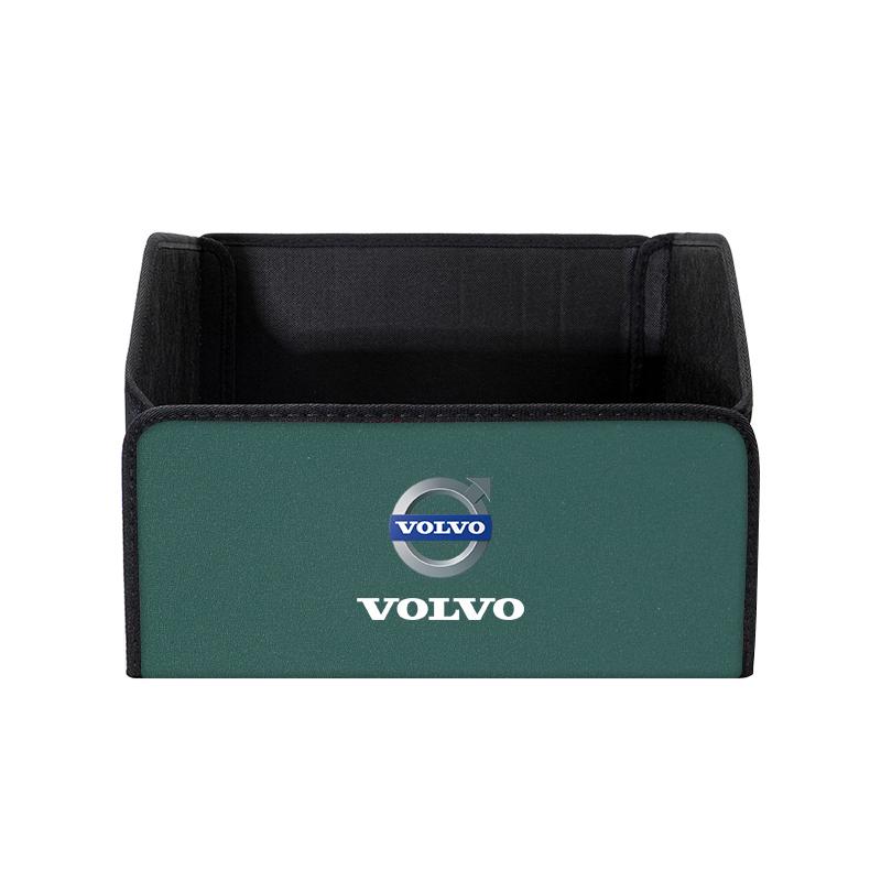 ktnbq3 Folding Car Trunk Organizer Box Auto Tools Storage Bag Stowing Tidying For Volvo XC60 XC90 S60 XC40 V40 V60 C30 V70 S90 T6 V90