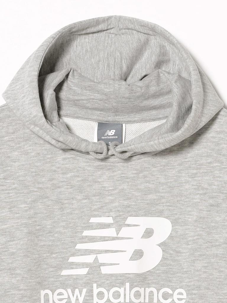 B.:MING LIFE STORE by BEAMS New Balance Logo Sweat-Parka, Herren, Grau, Größe S (92130414424)
