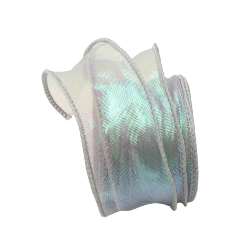 Sheer Organza Ribbon 40mmX9meter Chiffon Ribbons for Bouquets Wrapping Wedding Cake Decoration Craft Wreath Bows Making