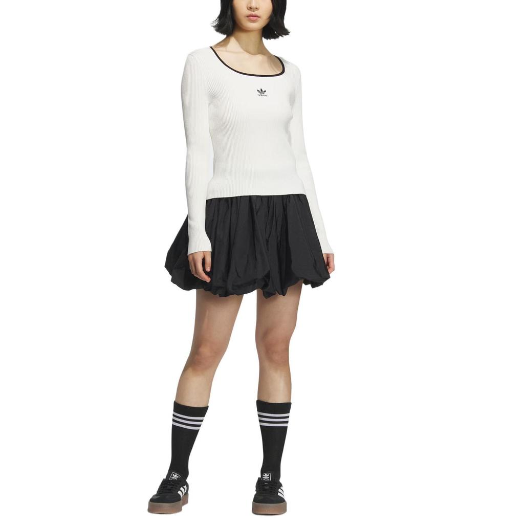 Adidas Originals BUBBLE Casual Short Skirts Women's Black KD8122