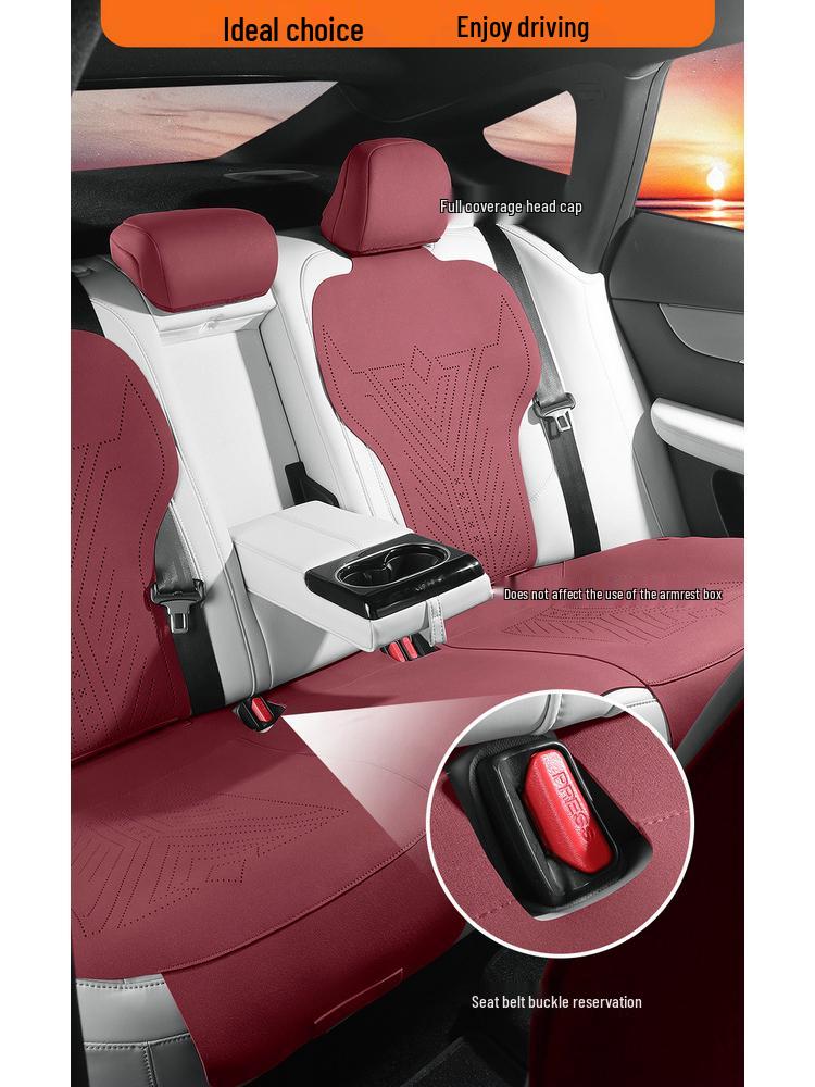 Xpeng P7 Universal Semi-Surround Car Seat Cover for All Seasons
