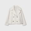 Autumn Women's Clothing European and American Style Ladies Fashionable Simple Versatile Double-breasted Short Coat